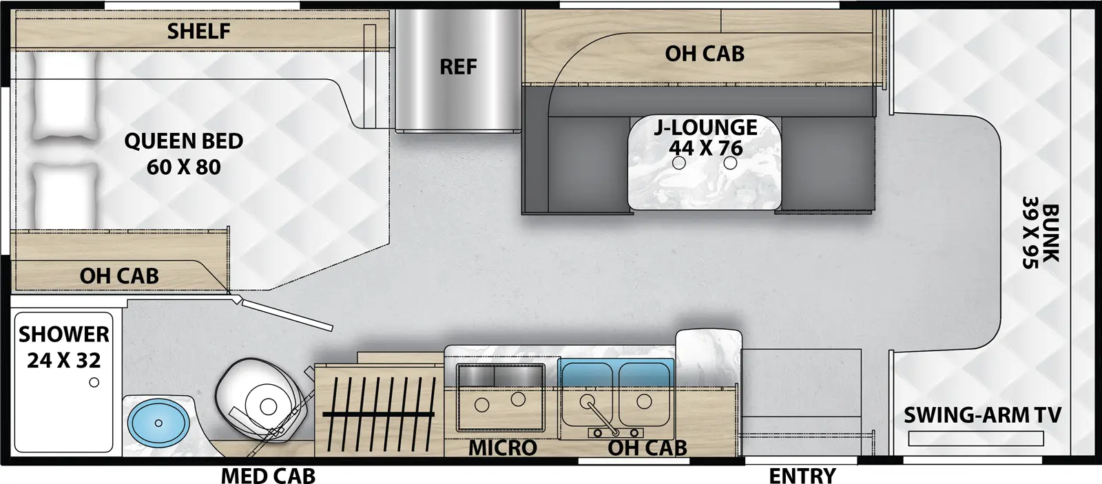 Cross Trail 22XG Floorplan